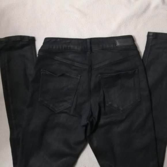 Scotch & Soda Amsterdam Blauw Mid Rise Black Skinny Women Jeans - Picture 9 of 12